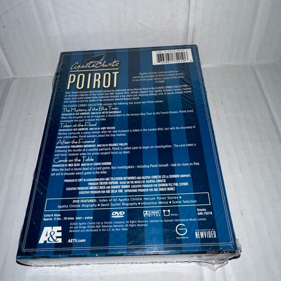 Agatha Christies Poirot: Classic Crimes Collection (DVD, 2006, 4-Disc Ser - Picture 6 of 6